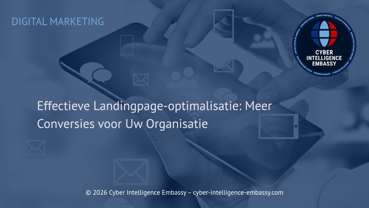 Effectieve Landingpage-optimalisatie: Meer Conversies voor Uw Organisatie