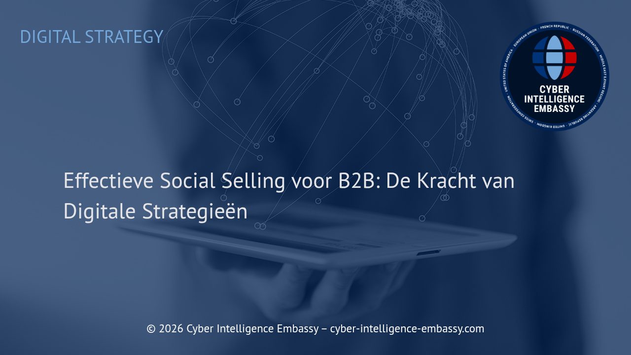 Effectieve Social Selling voor B2B: De Kracht van Digitale Strategieën