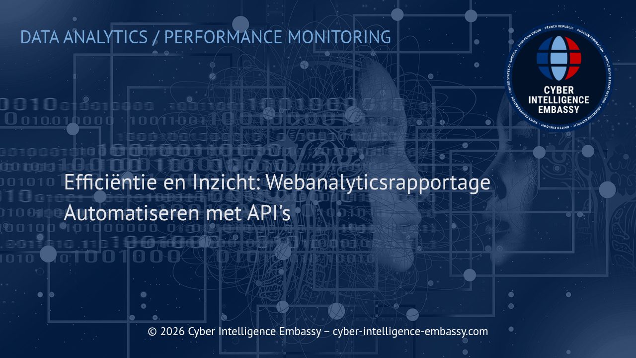 Efficiëntie en Inzicht: Webanalyticsrapportage Automatiseren met API's