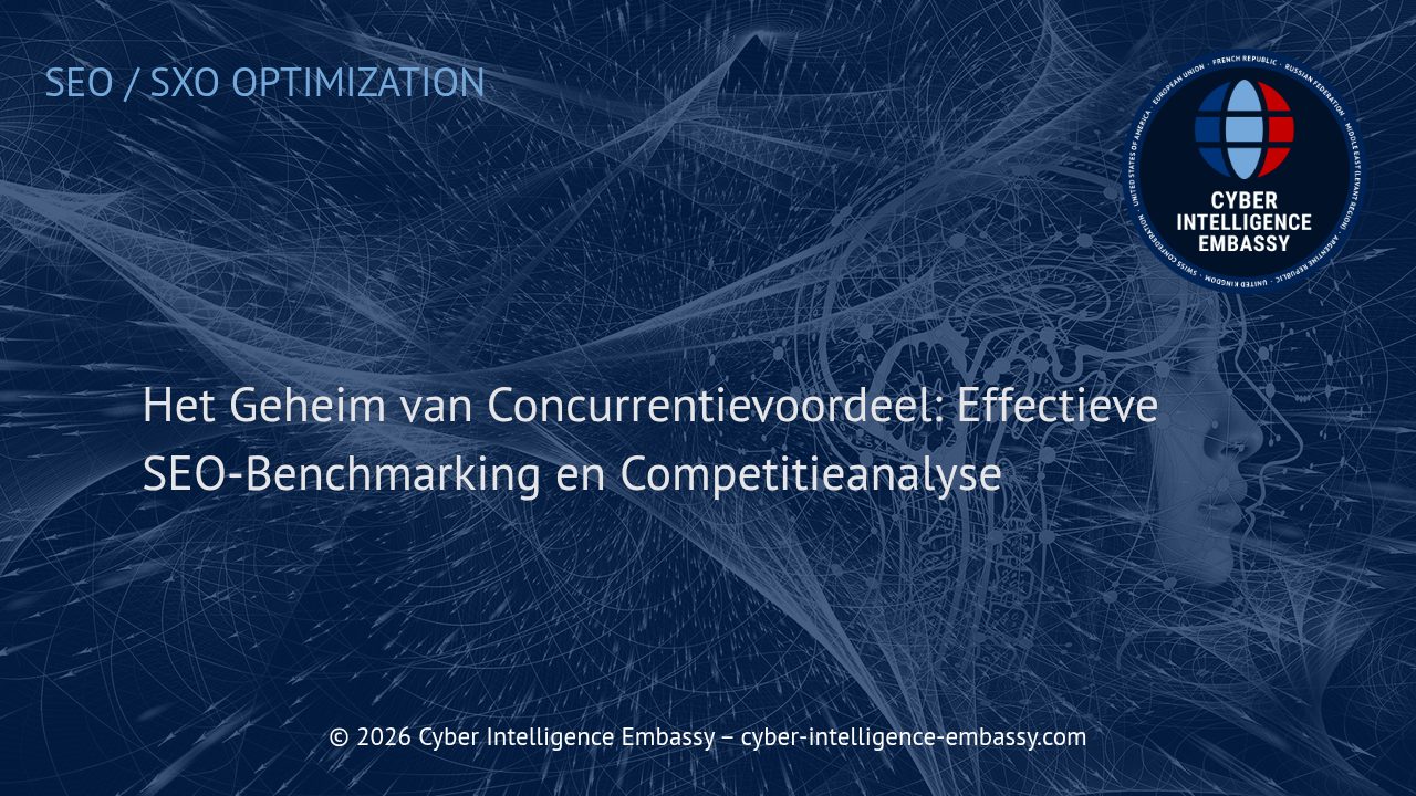 Het Geheim van Concurrentievoordeel: Effectieve SEO-Benchmarking en Competitieanalyse
