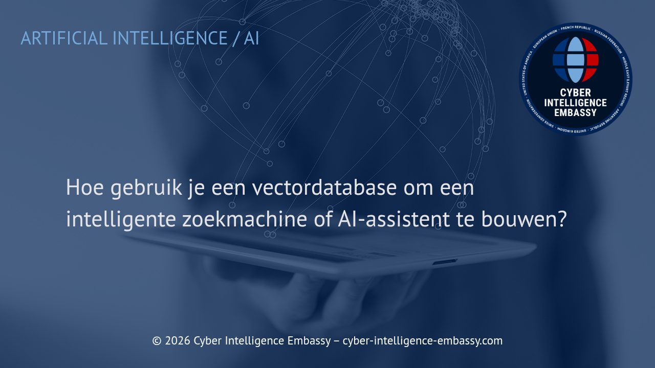 Hoe gebruik je een vectordatabase om een intelligente zoekmachine of AI-assistent te bouwen?