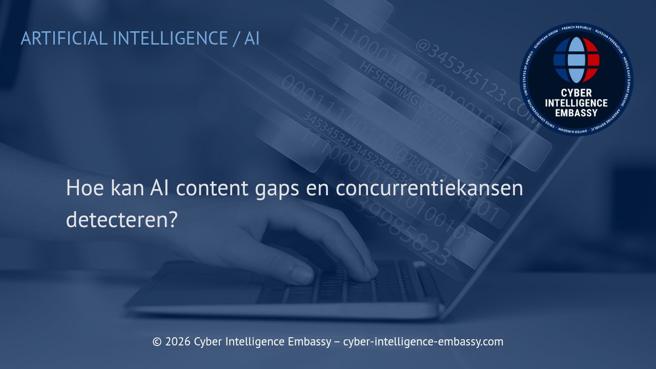 Hoe kan AI content gaps en concurrentiekansen detecteren?