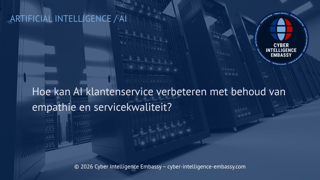 Hoe kan AI klantenservice verbeteren met behoud van empathie en servicekwaliteit?
