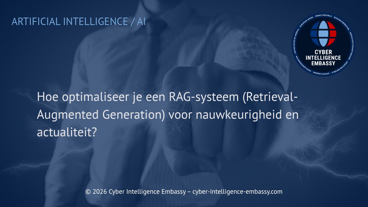 Hoe optimaliseer je een RAG-systeem (Retrieval-Augmented Generation) voor nauwkeurigheid en actualiteit?