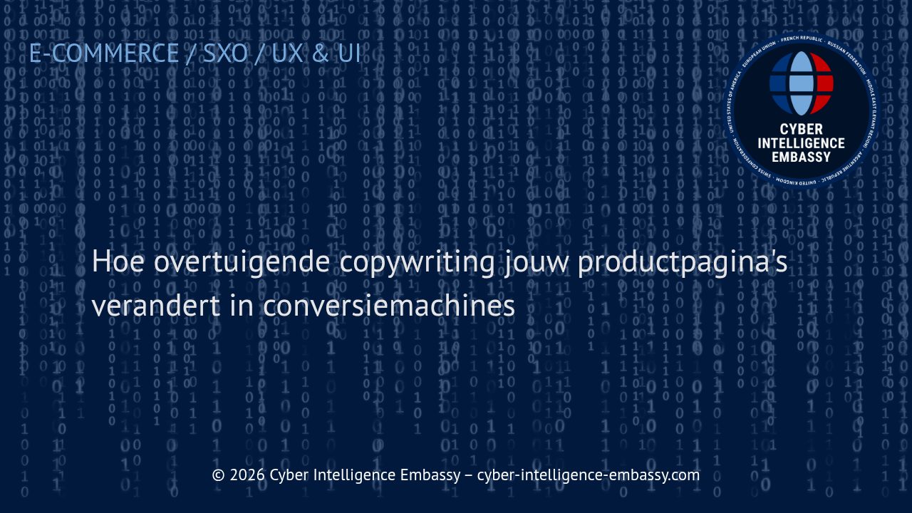Hoe overtuigende copywriting jouw productpagina's verandert in conversiemachines