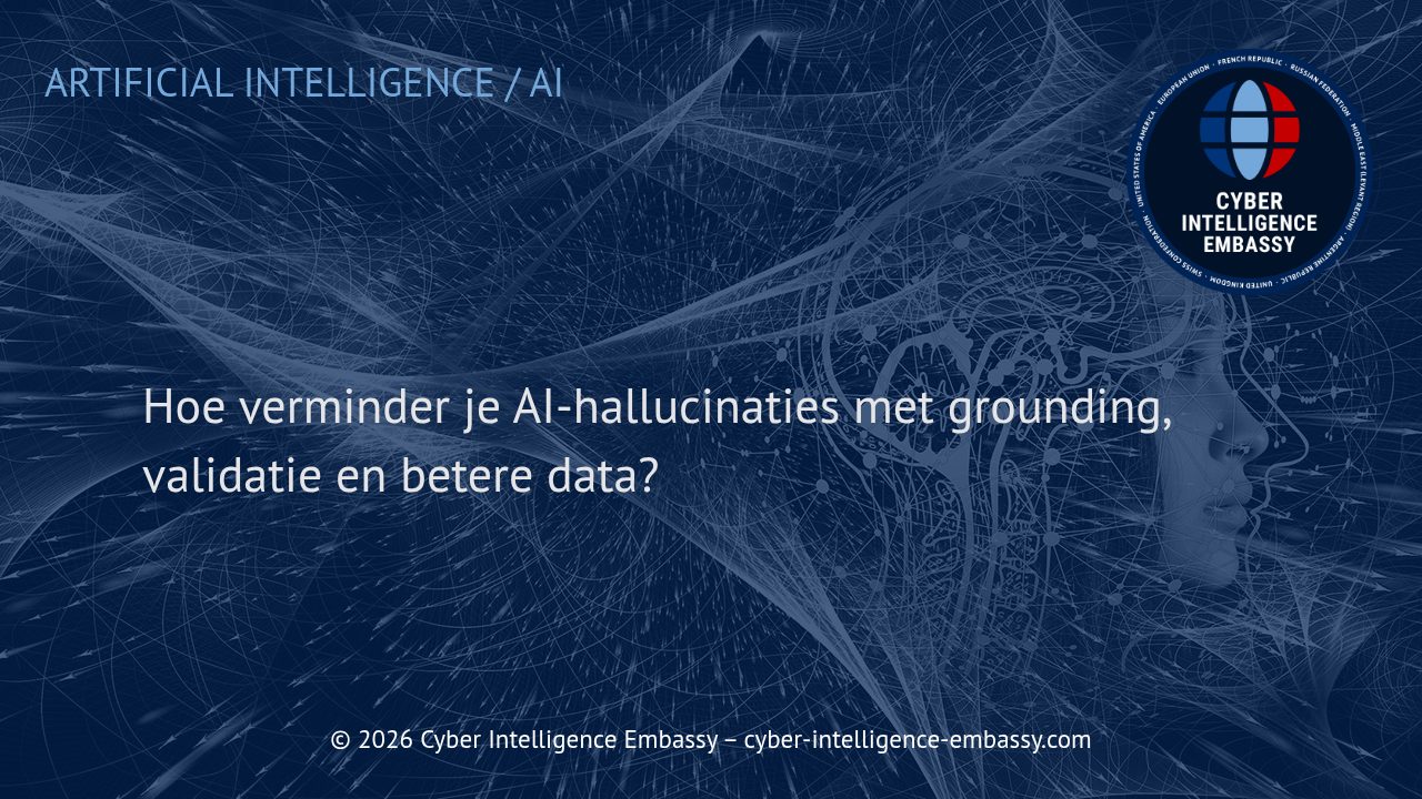 Hoe verminder je AI-hallucinaties met grounding, validatie en betere data?