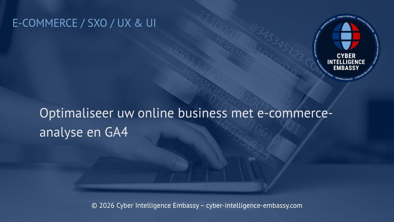 Optimaliseer uw online business met e-commerce-analyse en GA4