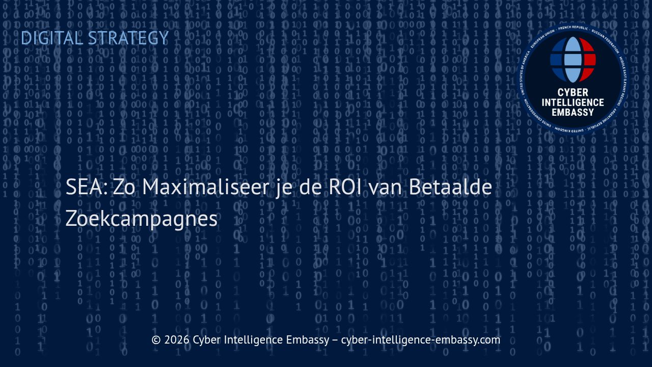 SEA: Zo Maximaliseer je de ROI van Betaalde Zoekcampagnes