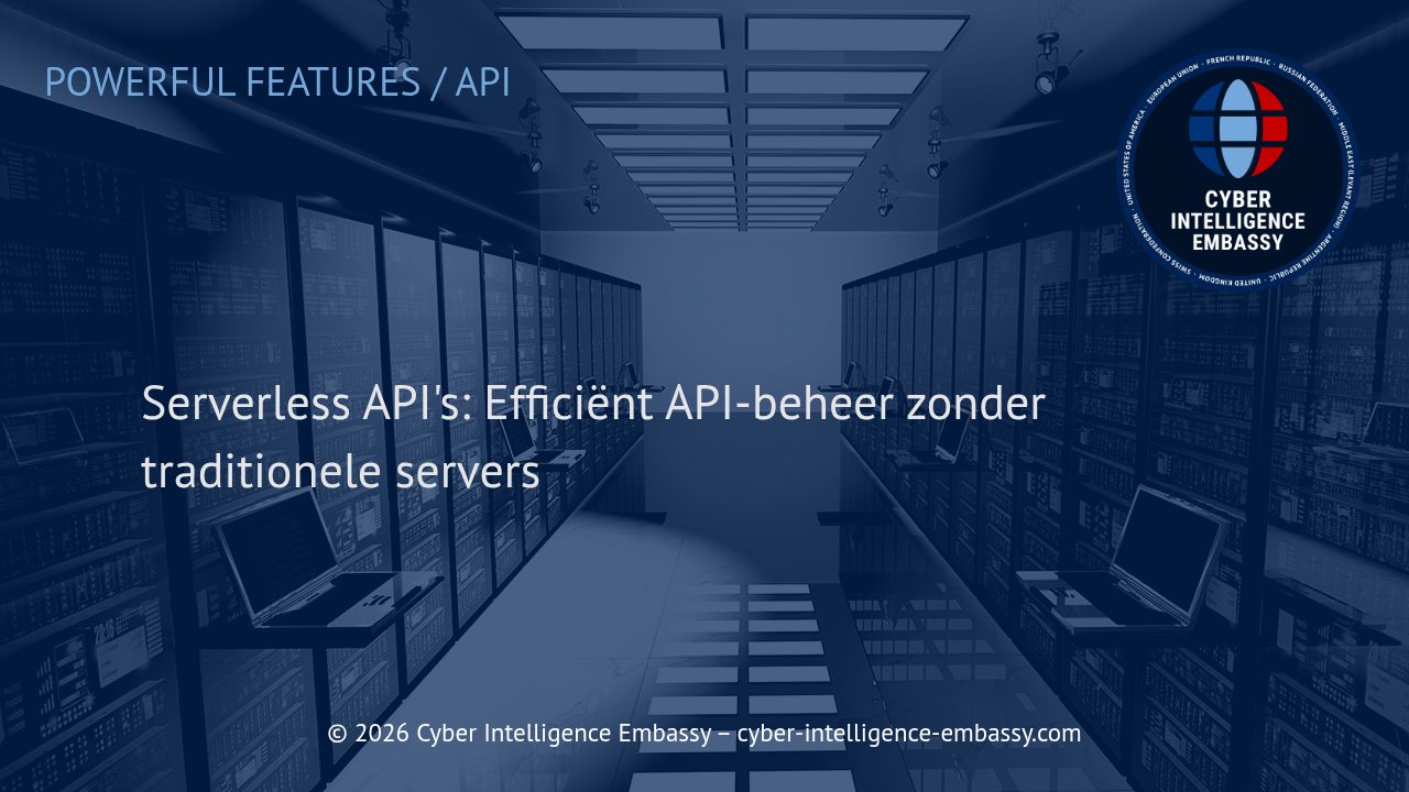 Serverless API's: Efficiënt API-beheer zonder traditionele servers