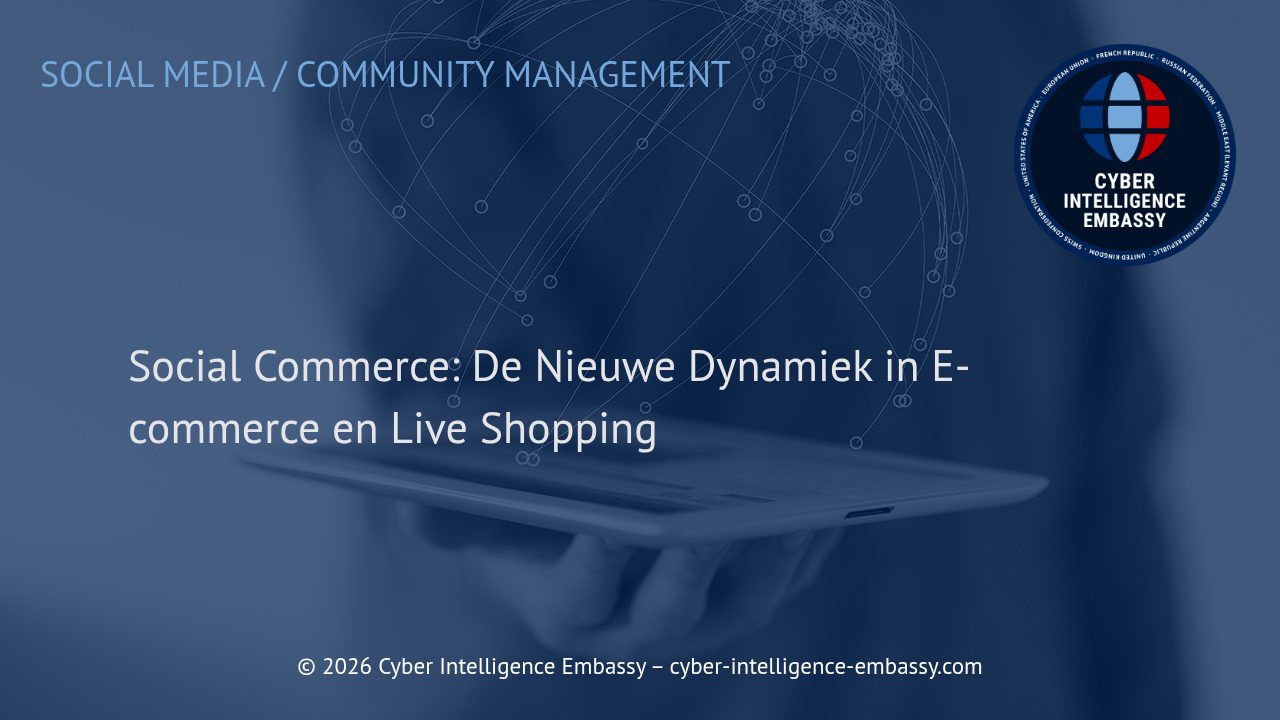Social Commerce: De Nieuwe Dynamiek in E-commerce en Live Shopping