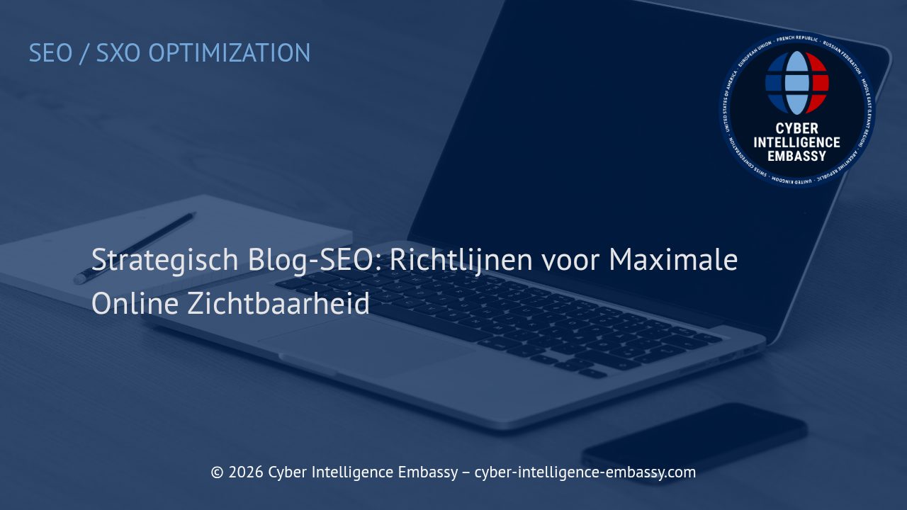 Strategisch Blog-SEO: Richtlijnen voor Maximale Online Zichtbaarheid