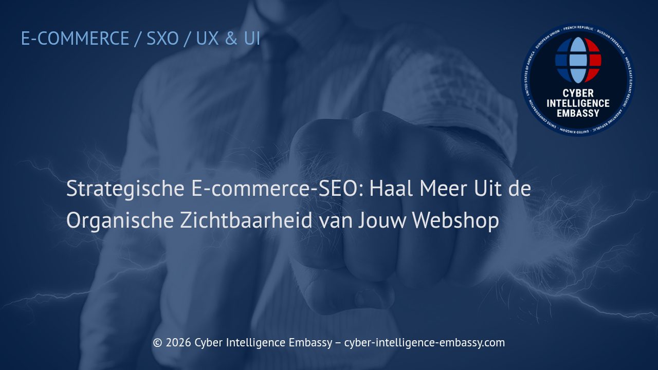 Strategische E-commerce-SEO: Haal Meer Uit de Organische Zichtbaarheid van Jouw Webshop