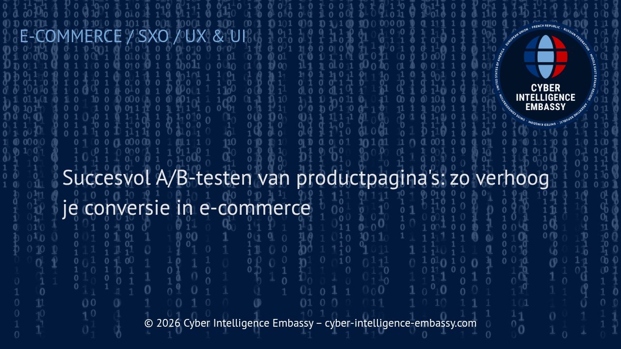 Succesvol A/B-testen van productpagina's: zo verhoog je conversie in e-commerce