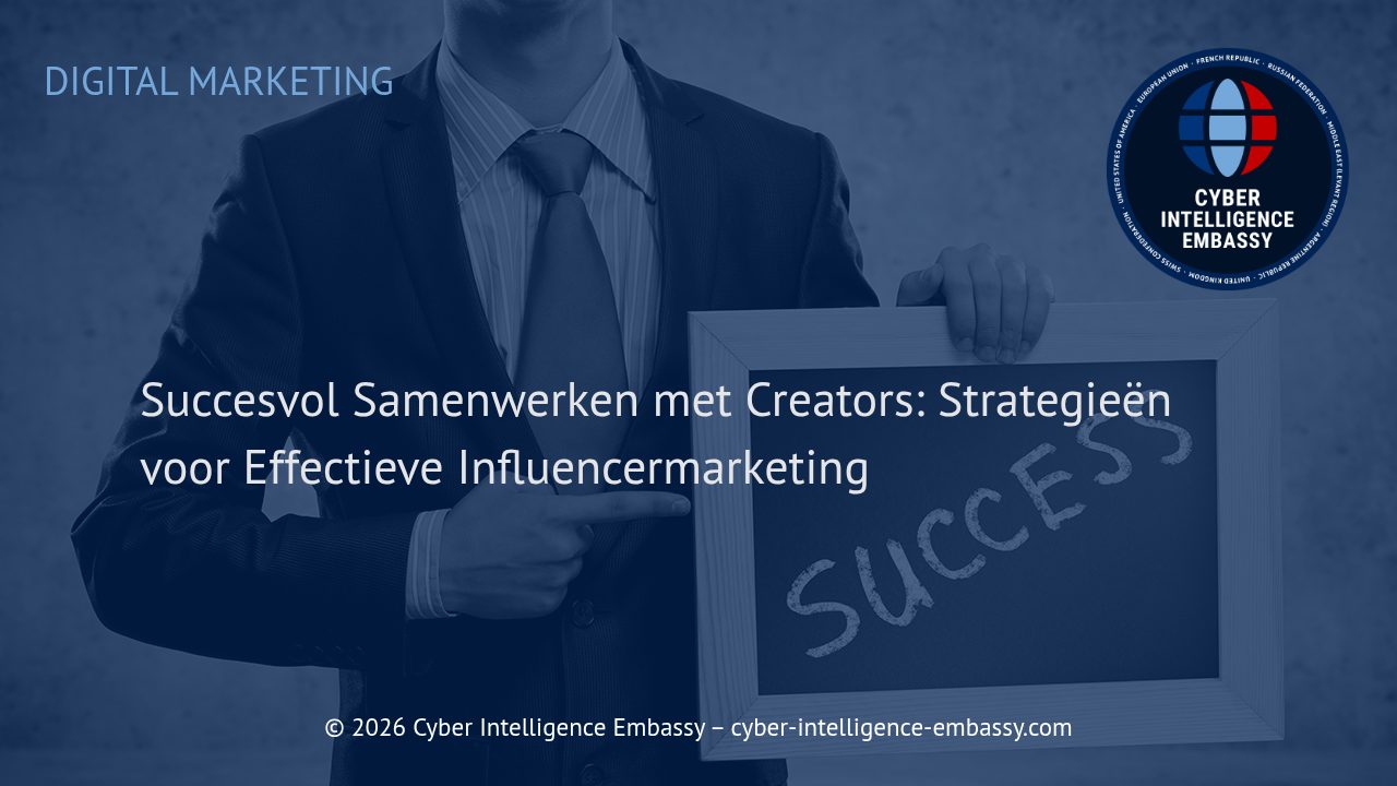 Succesvol Samenwerken met Creators: Strategieën voor Effectieve Influencermarketing
