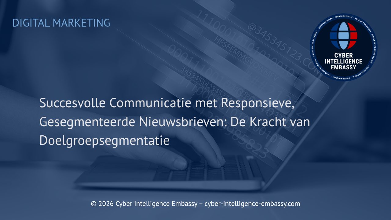Succesvolle Communicatie met Responsieve, Gesegmenteerde Nieuwsbrieven: De Kracht van Doelgroepsegmentatie