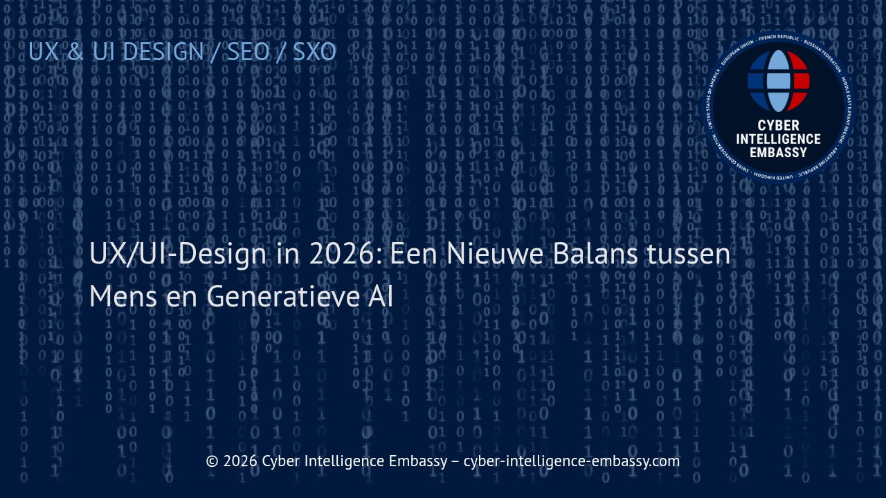 UX/UI-Design in 2026: Een Nieuwe Balans tussen Mens en Generatieve AI