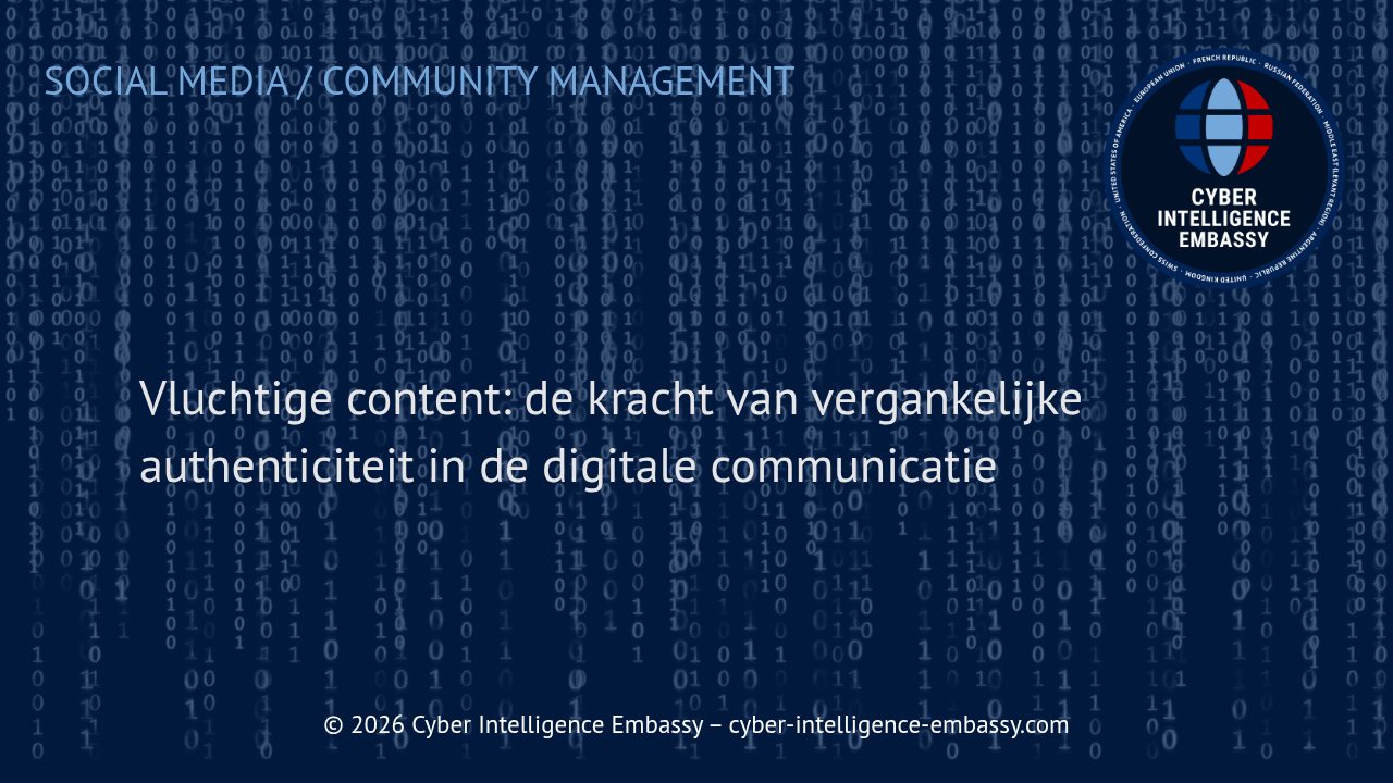 Vluchtige content: de kracht van vergankelijke authenticiteit in de digitale communicatie