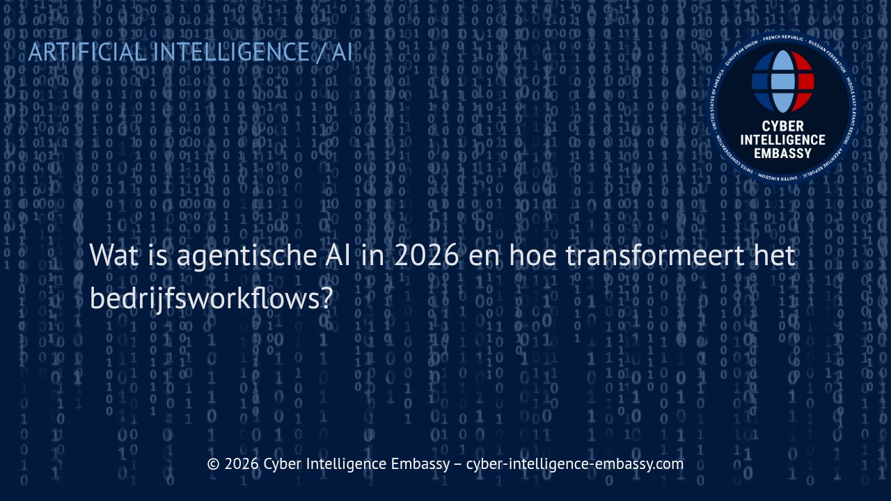 Wat is agentische AI in 2026 en hoe transformeert het bedrijfsworkflows?
