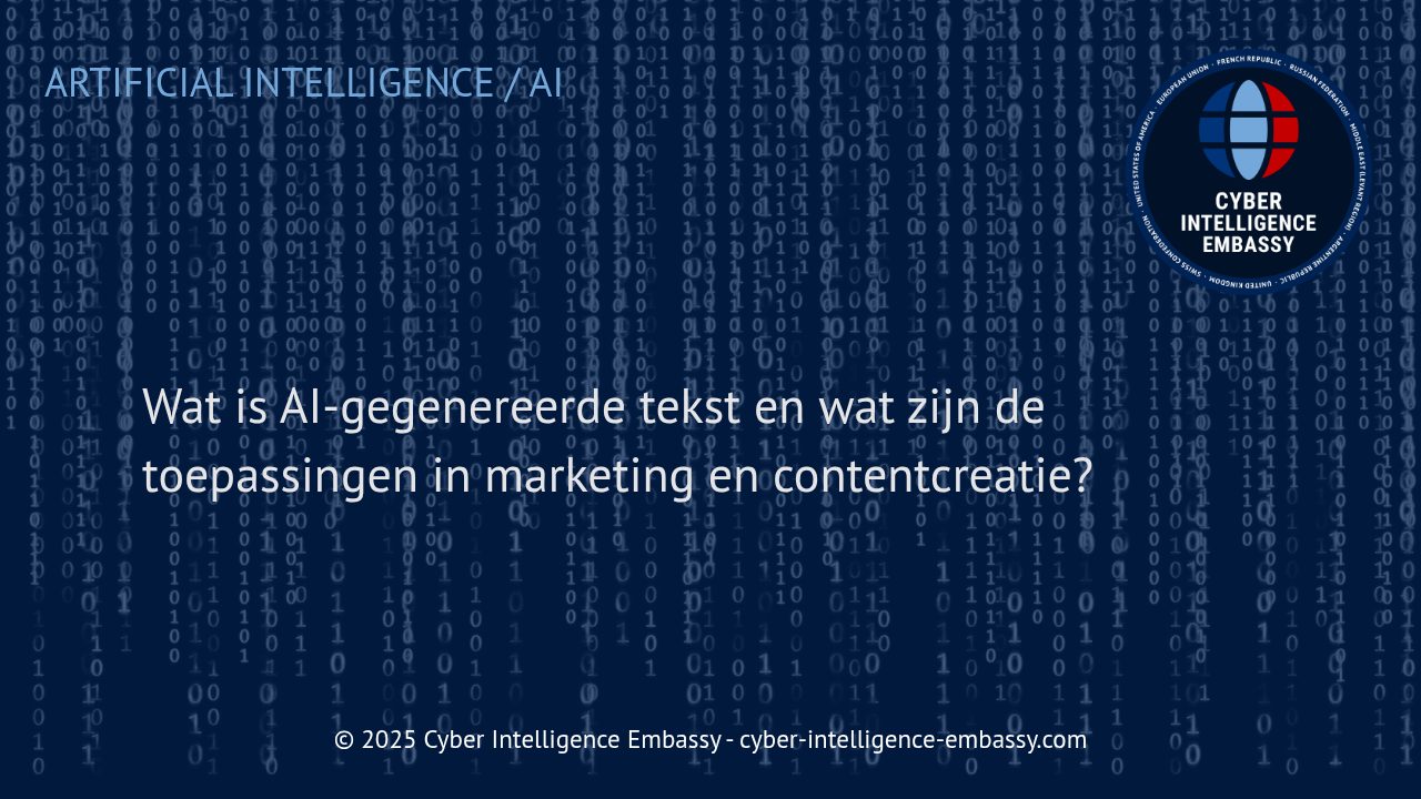 De Rol van AI-Gegenereerde Tekst in Moderne Marketing en Contentcreatie