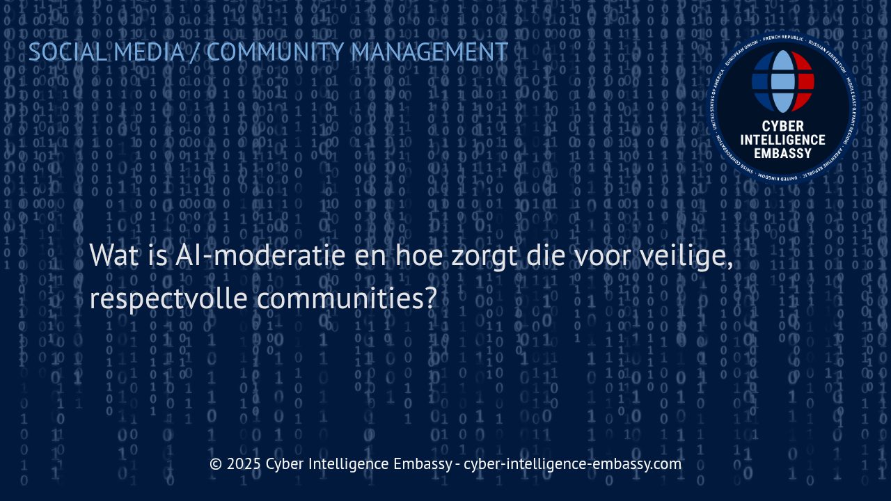 AI-moderatie: De Sleutel Tot Veilige en Respectvolle Online Communities