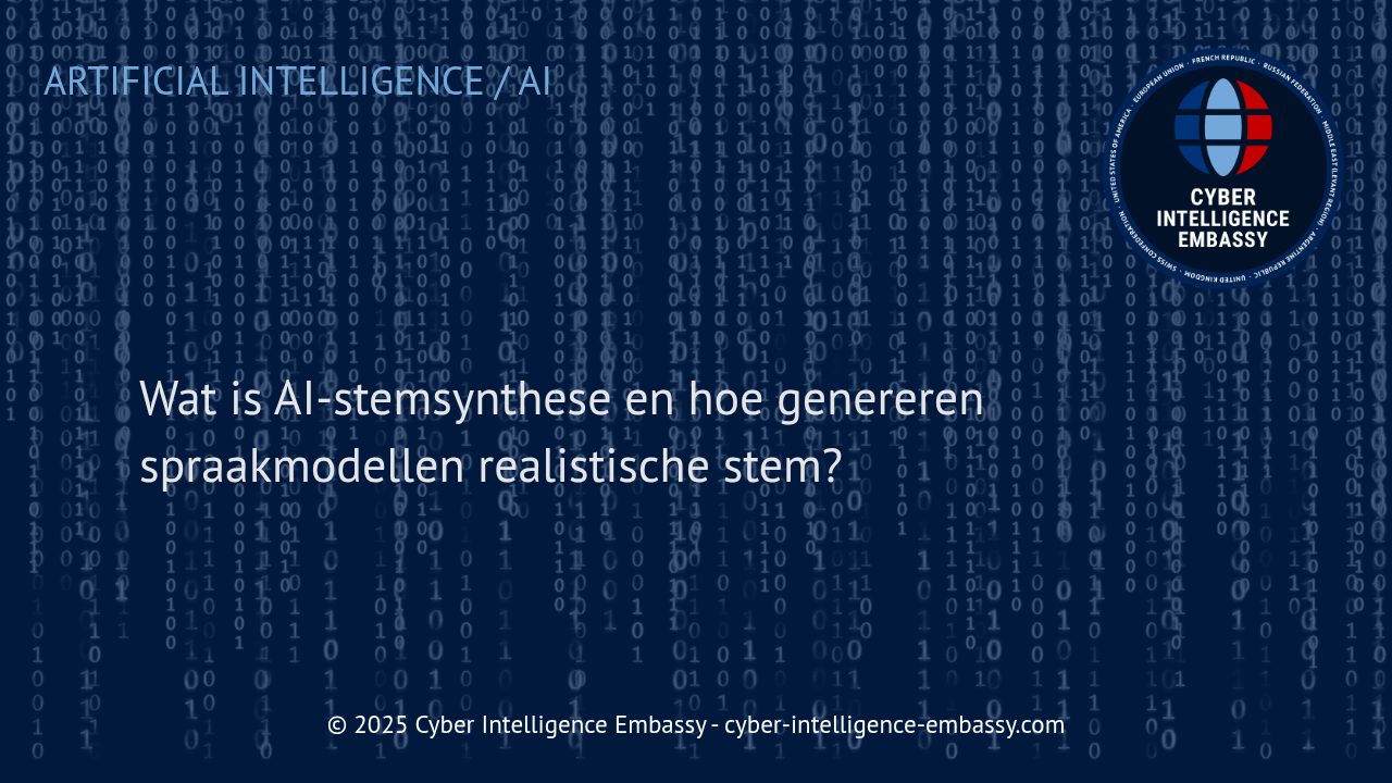 AI-Stemsynthese: Hoe Kunstmatige Intelligentie Realistische Stemmen Creëert