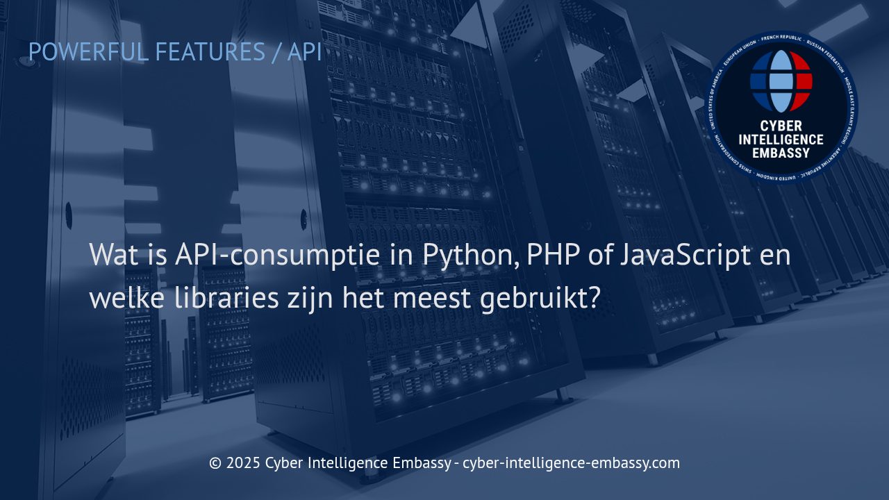 Succesvol API's gebruiken in Python, PHP en JavaScript: Populaire libraries en best practices