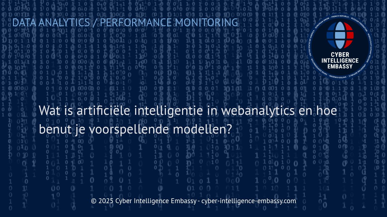 De Kracht van Artificiële Intelligentie en Voorspellende Modellen in Webanalytics