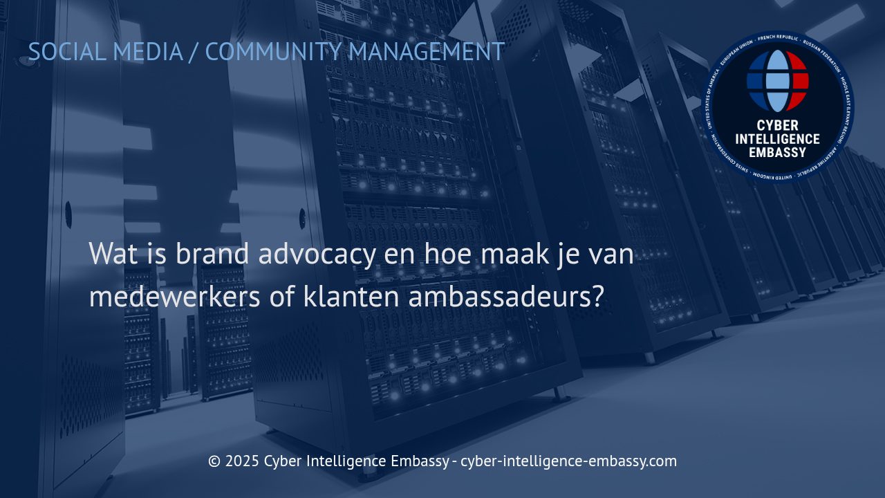 Brand Advocacy: Medewerkers en Klanten als Krachtige Ambassadeurs