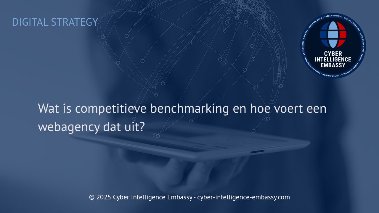 Een Voorsprong Behalen: De Kracht van Competitieve Benchmarking bij Webagencies