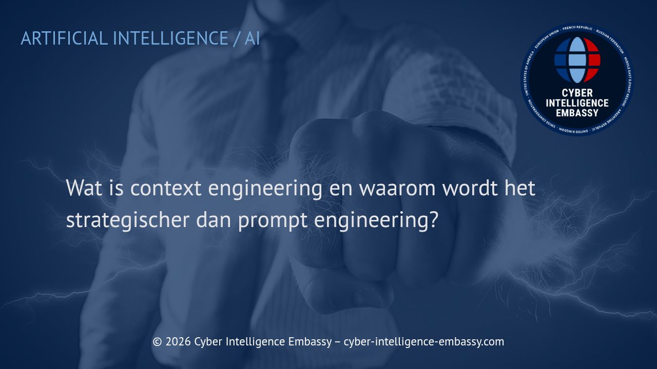 Wat is context engineering en waarom wordt het strategischer dan prompt engineering?