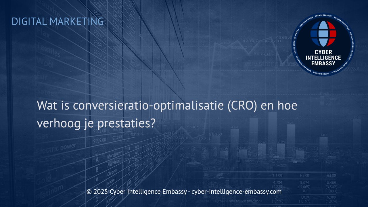 Conversieratio-optimalisatie (CRO): De Sleutel tot Meer Online Succes
