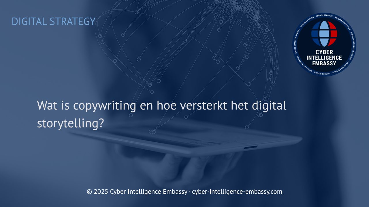 Hoe Copywriting de Kracht van Digital Storytelling Vergroot