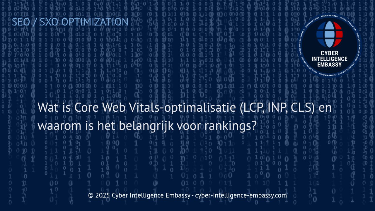 Waarom Core Web Vitals-optimalisatie essentieel is voor uw online succes