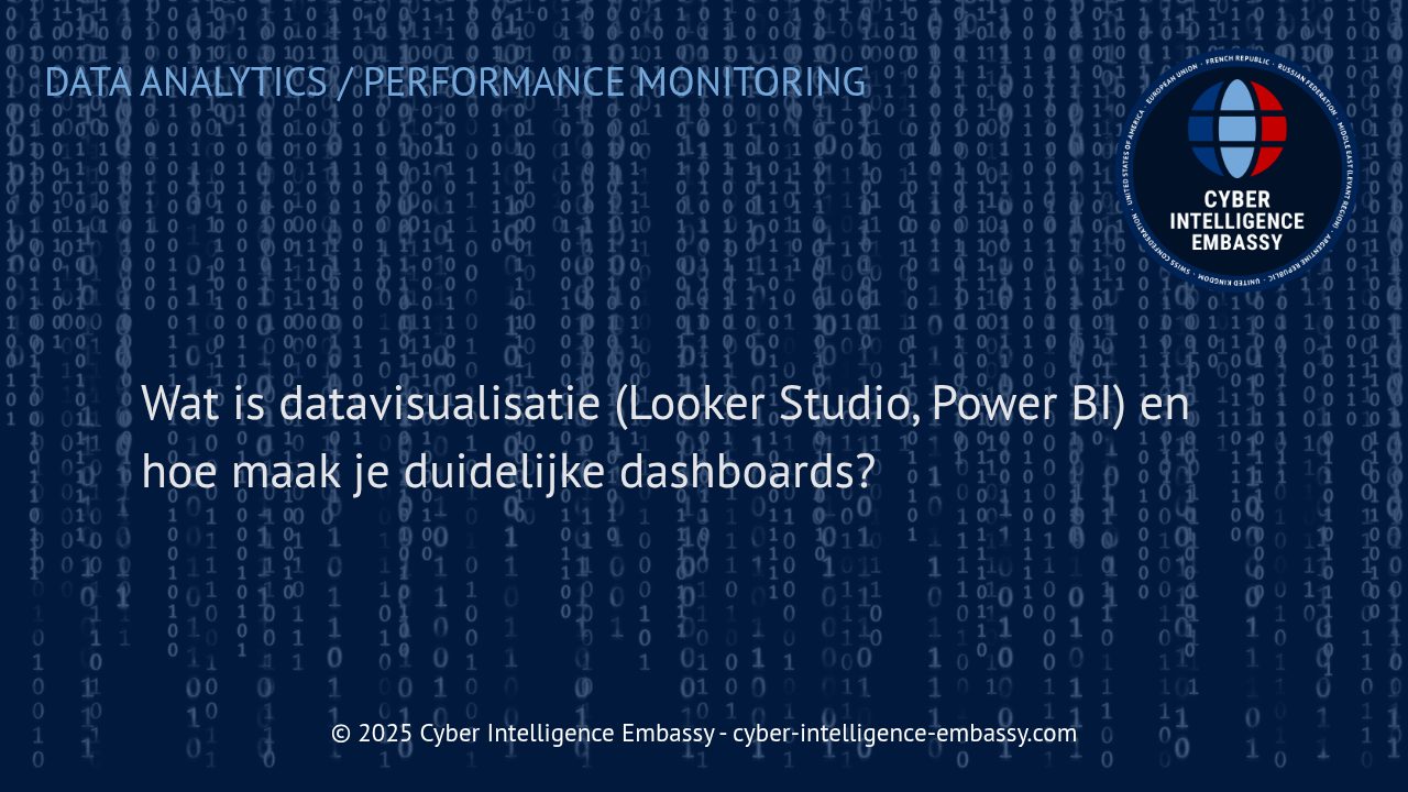 Datavisualisatie in de praktijk: krachtige dashboards met Looker Studio en Power BI