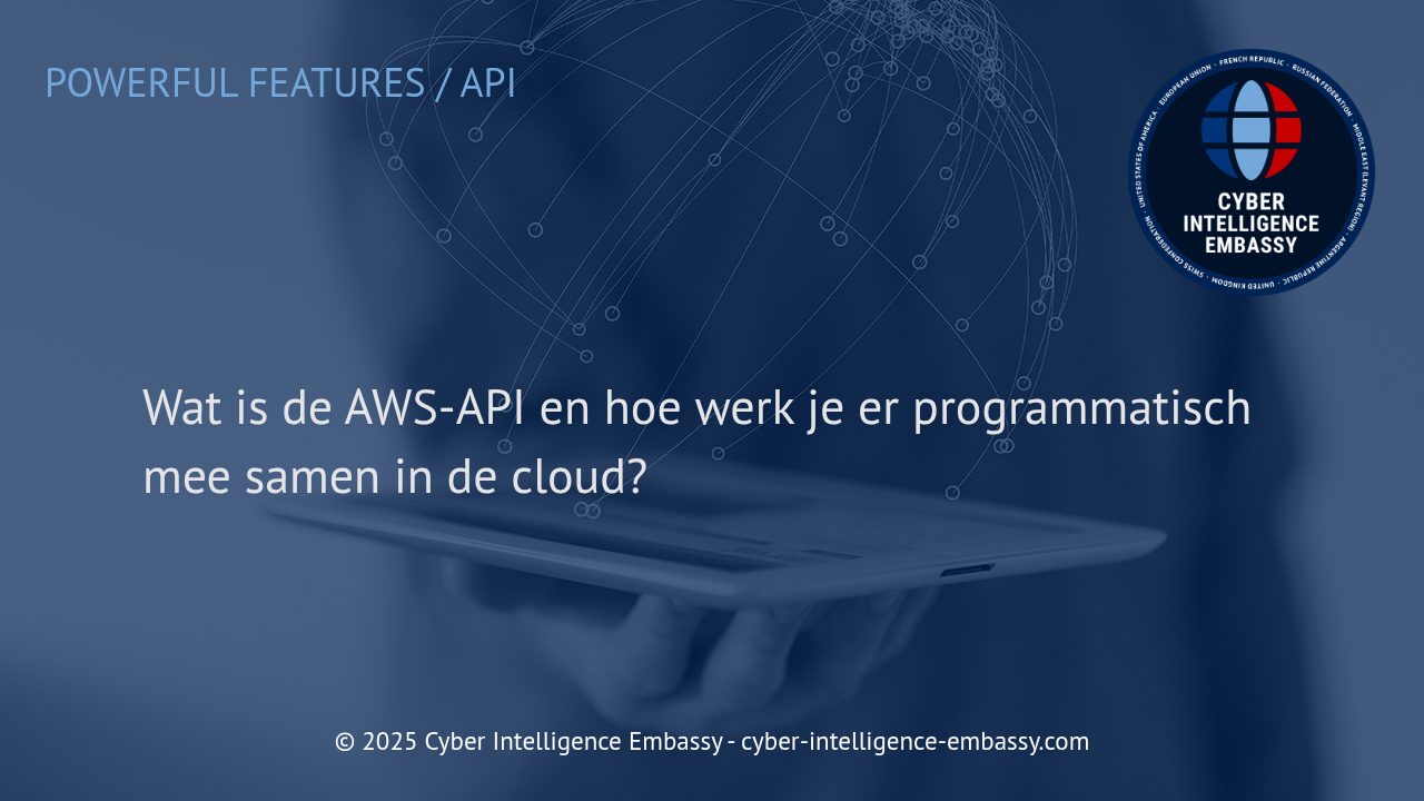 De AWS-API: Sleutels tot Programmatische Samenwerking in de Cloud