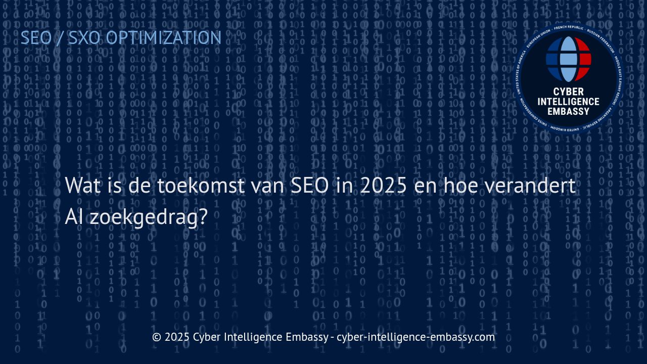De Evolutie van SEO in 2025: Hoe Kunstmatige Intelligentie Zoekgedrag Transformeert