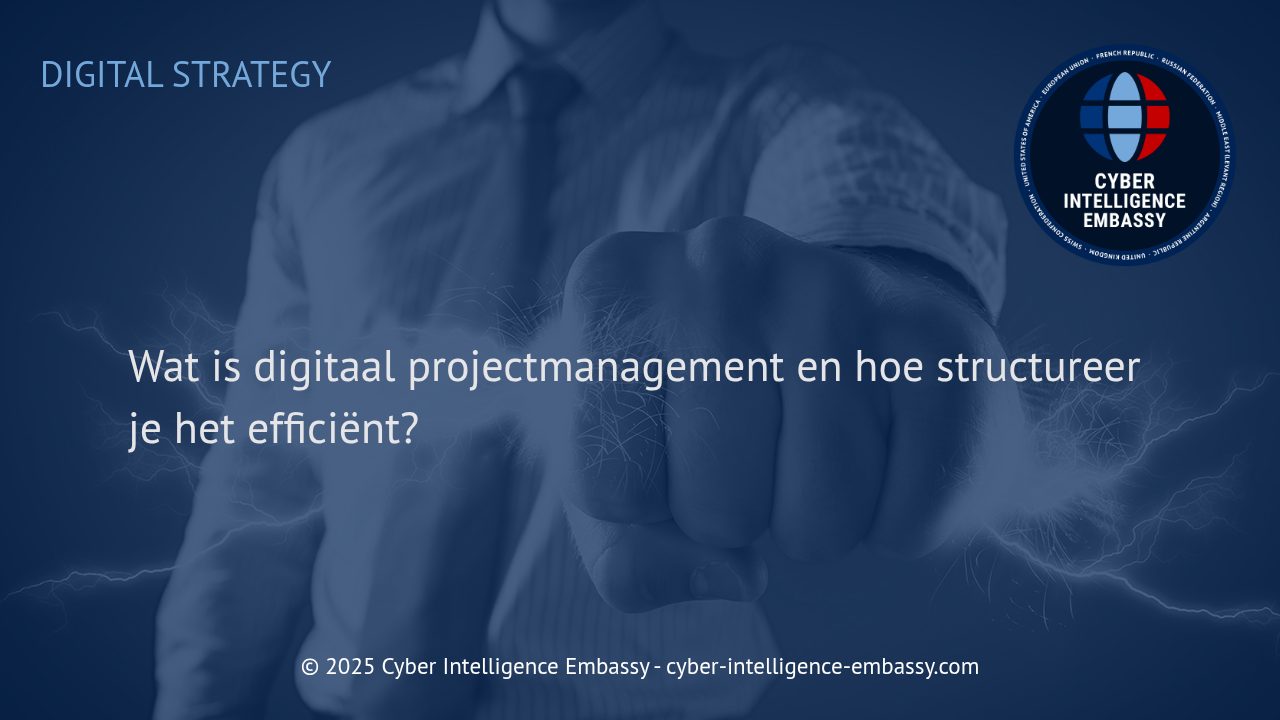 Digitaal projectmanagement: Structuur, efficiëntie en succes in de moderne organisatie