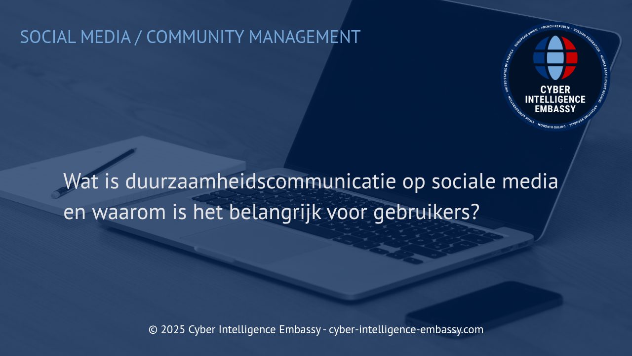 Duurzaamheidscommunicatie op sociale media: Sleutel tot vertrouwen en betrokkenheid