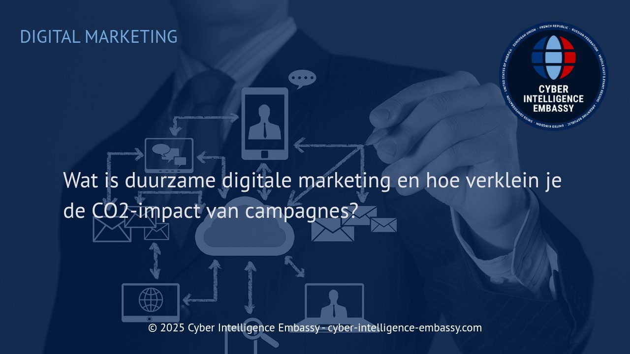 Zo Maak Je Digitale Marketing Duurzaam en Verlaag Je de CO2-Impact