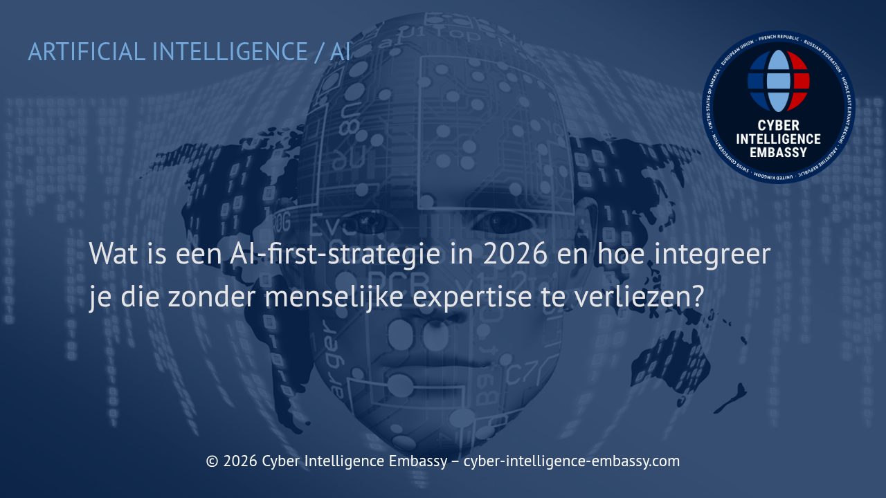 Wat is een AI-first-strategie in 2026 en hoe integreer je die zonder menselijke expertise te verliezen?