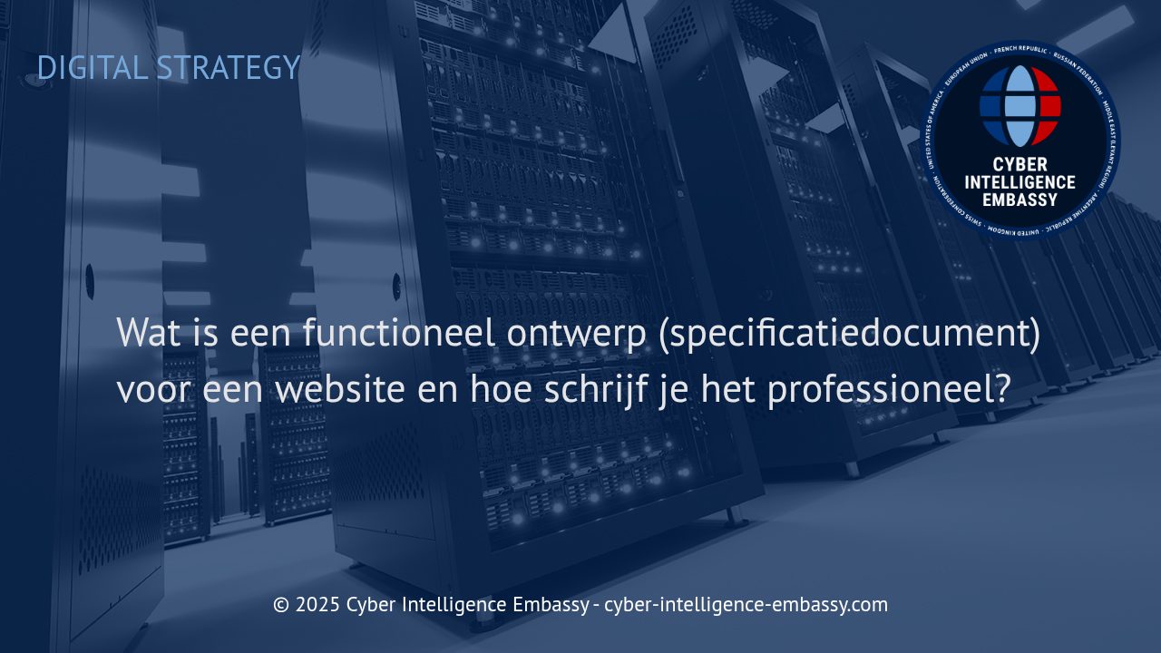 Functioneel Ontwerp voor Websites: De Sleutel tot een Succesvol Project