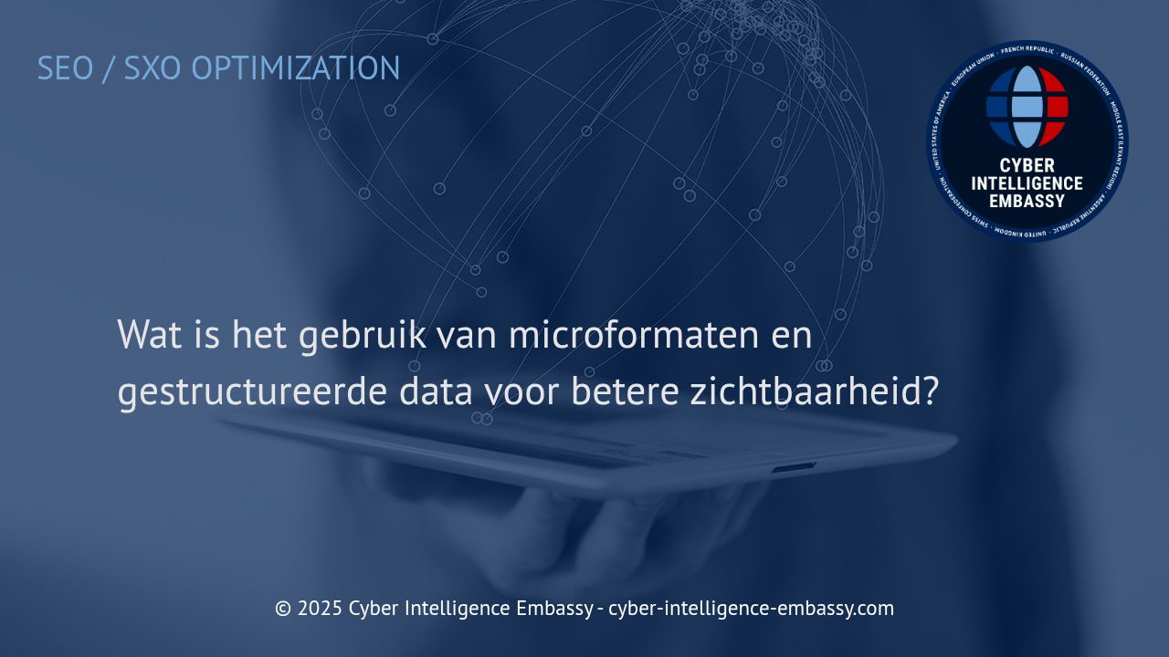 Hoe microformaten en gestructureerde data uw online zichtbaarheid vergroten