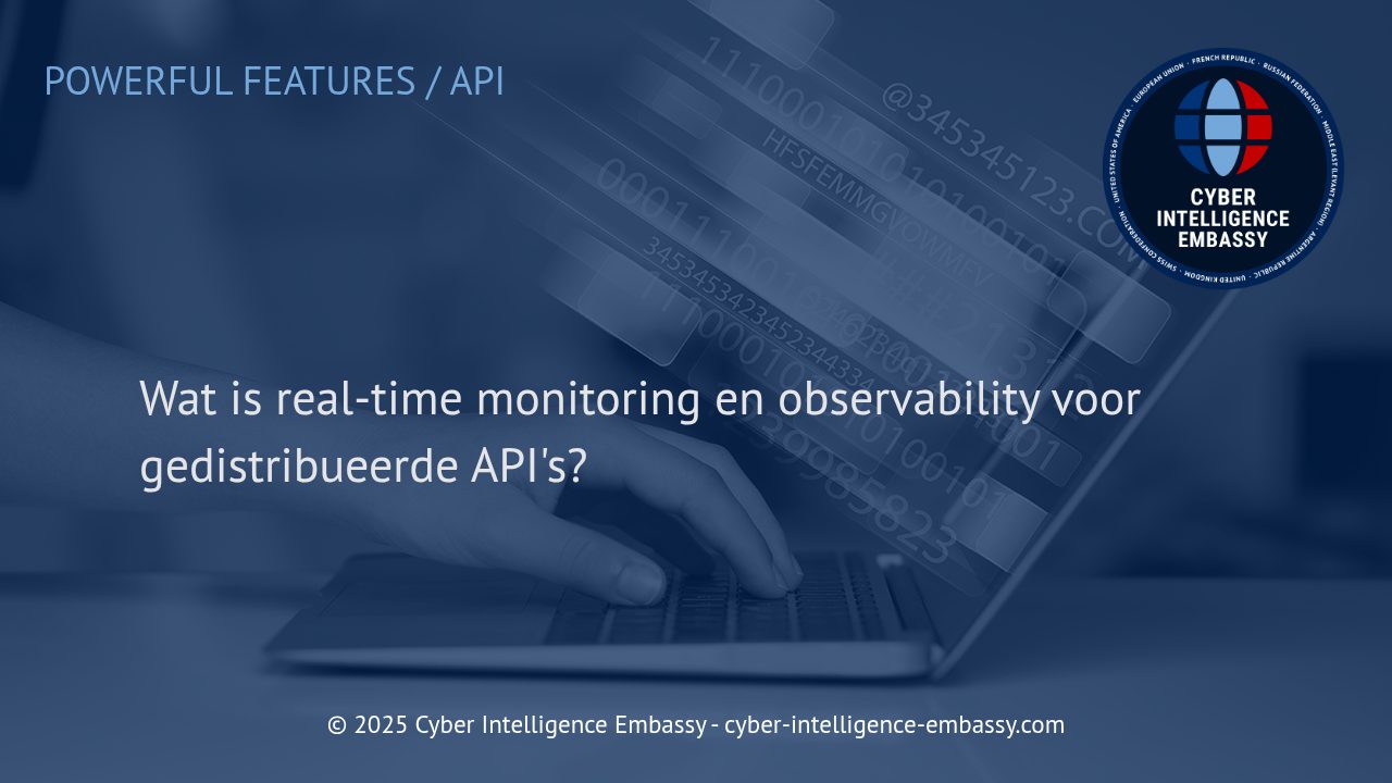 Real-time monitoring en observability: de sleutel tot grip op gedistribueerde API's
