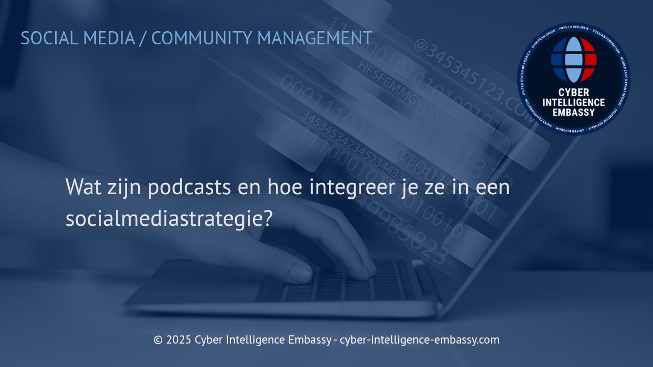 Podcasts als krachtig instrument binnen je socialmediastrategie