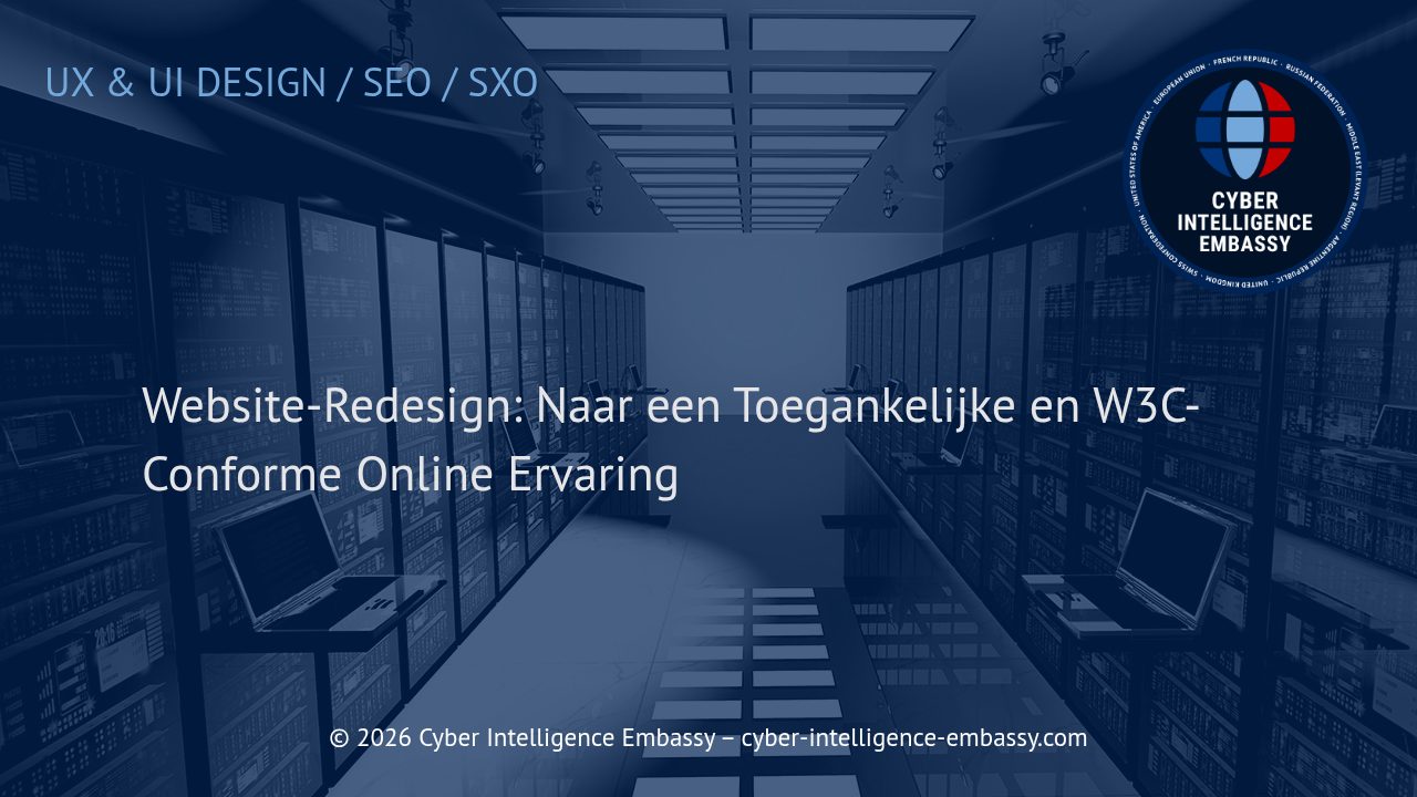 Website-Redesign: Naar een Toegankelijke en W3C-Conforme Online Ervaring