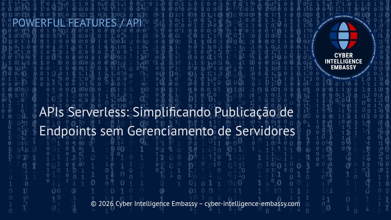 APIs Serverless: Simplificando Publicação de Endpoints sem Gerenciamento de Servidores
