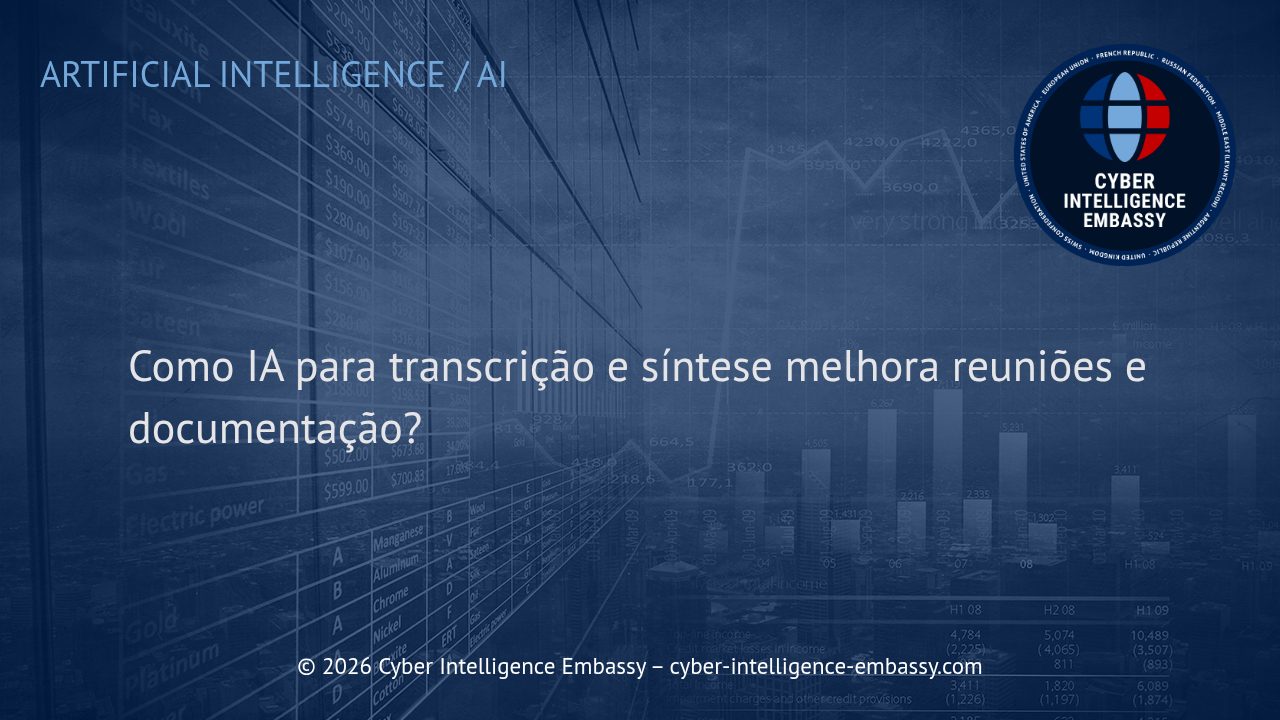 Como IA para transcrição e síntese melhora reuniões e documentação?