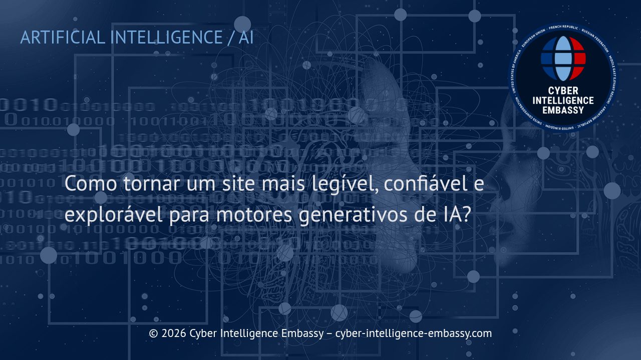 Como tornar um site mais legível, confiável e explorável para motores generativos de IA?