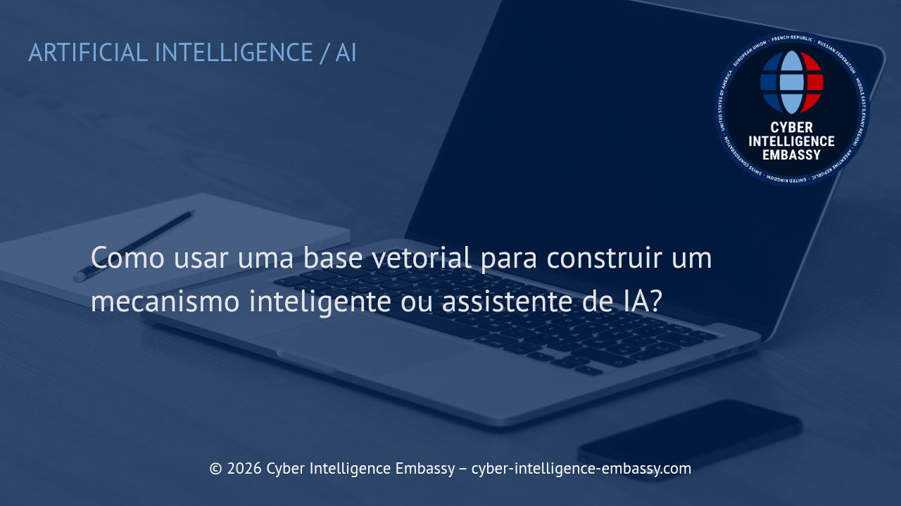 Como usar uma base vetorial para construir um mecanismo inteligente ou assistente de IA?