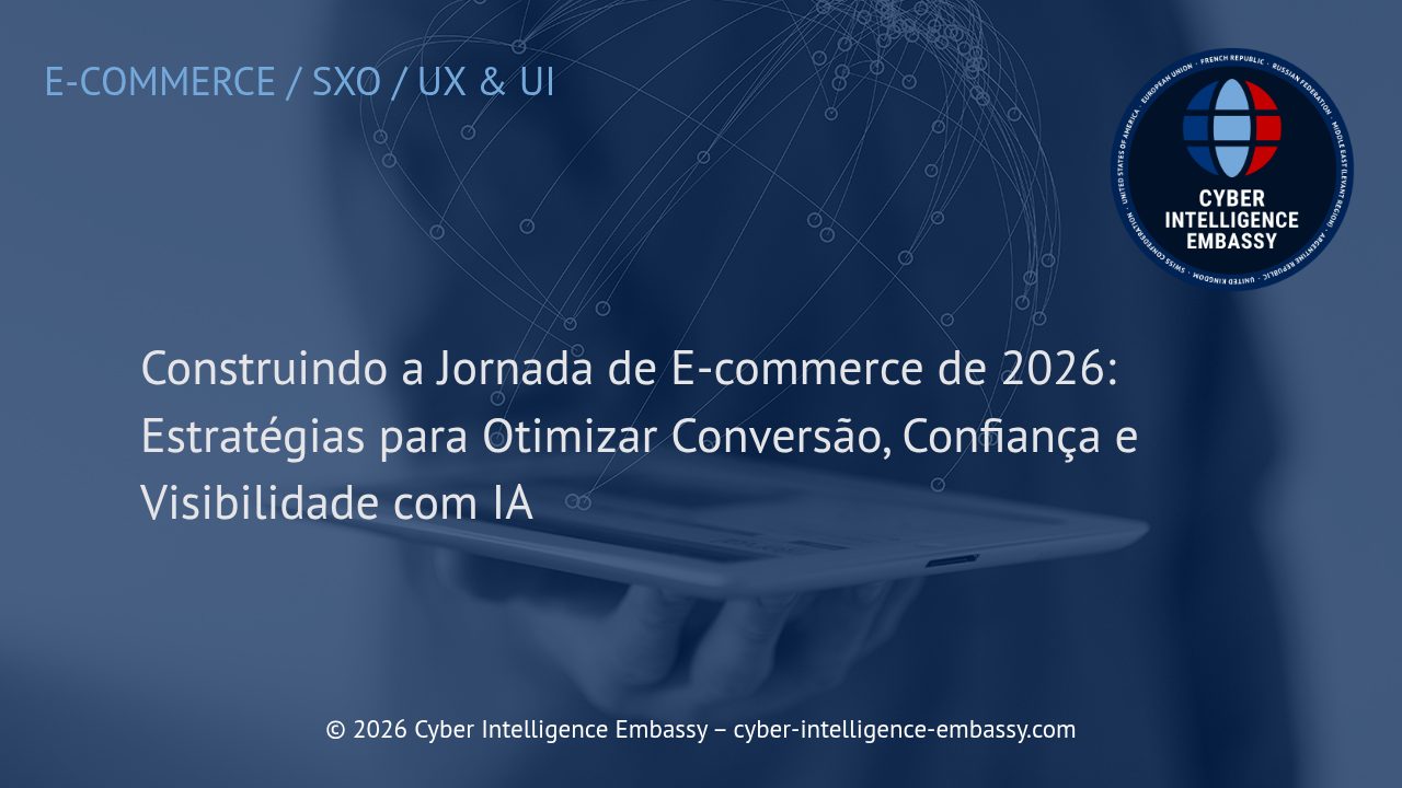 Construindo a Jornada de E-commerce de 2026: Estratégias para Otimizar Conversão, Confiança e Visibilidade com IA